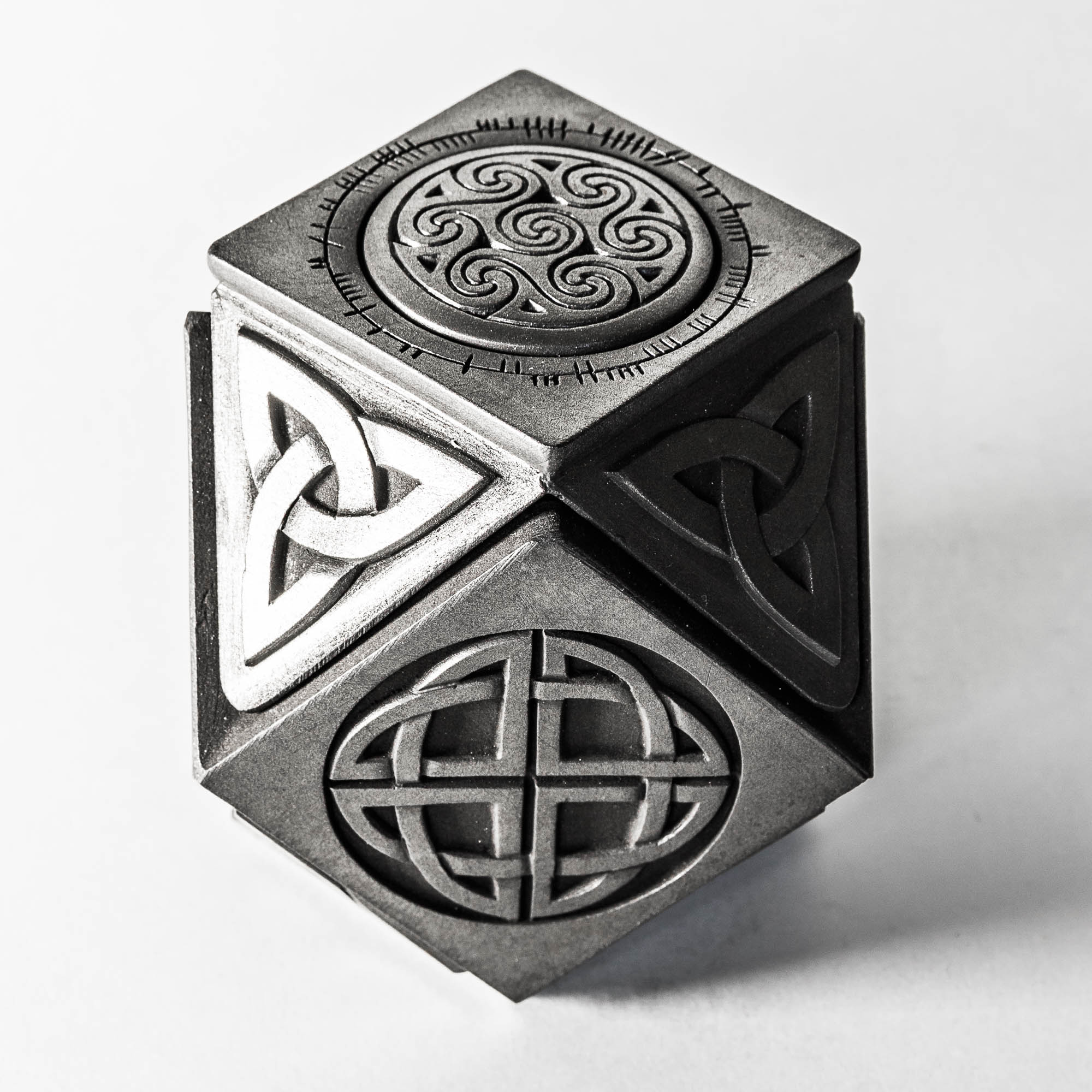 Small Cube Celtic Treasure Box